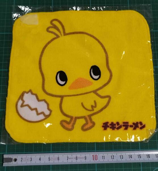 非売品 チキンラーメン ひよこちゃん ハンドタオル ハンカチ タオル ヒヨコ Nisshin Chicken Ramen Hiyokochan handkerchief face towel