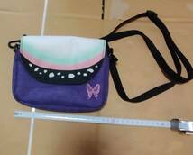 鬼滅の刃 ミニ ショルダーバッグ 胡蝶 しのぶ 肩掛け バッグ ポシェット Demon Slayer Kimetsu no Yaiba Shinobu Kocho crossbody bag_画像1