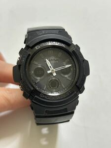 CASIO G-SHOCK 腕時計 カシオ ブラック 稼動品AWG-M100B