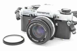 【難あり】OLYMPUS オリンパス 一眼レフ フィルムカメラ OM10 ZUIKO MC AUTO-S 1:1,8 f=50mm ＃g8