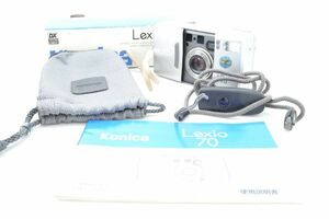 [ superior article ]Konica Lexio 70 compact camera accessory complete set operation verification ending used camera #g25