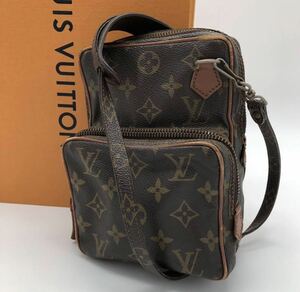 【鑑定済】LOUIS VUITTON ルイヴィトン ミニ　アマゾン ショルダーバッグ　モノグラム　ブラウン　旧　斜めがけバッグ　M45238