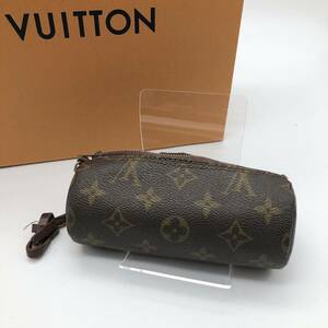 1円〜【鑑定済】LOUIS VUITTON ルイヴィトン モノグラム パピヨン付属ポーチ　ジッピー　コインケース　ポーチ 