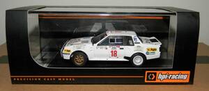 hpi・racing 1/43 8939 TOYOTA CELICA TWINCAM TURBO (#18) 1984 Safari