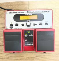 【used品】 BOSS VE-20 ボーカルプロセッサー ボーカルエフェクター ボス_画像2