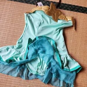 プリンセスコネクト プリコネR コッコロ 水着　一円スタートコスプレ衣裳　伸縮性があります　薄い緑と生地の薄い青に近いグリーン。