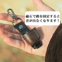 熊よけ鈴 消音機能付き 熊鈴 ブラック 登山 防災 トレッキング キャンプ_画像3