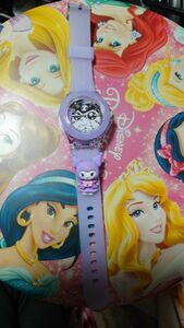 PayPayプリマ手数料０円 特別価格 トキメキのクロミちゃんカラーバリエーションで光るよ★腕時計 可愛い 瞳のクロミちゃん腕時計