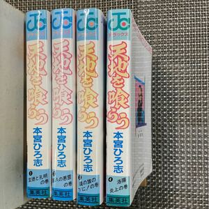 古本　漫画　全巻セット　本宮ひろ志　天地を喰らう　全4巻！