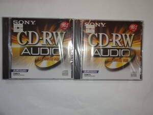【2枚セット】ソニー SONY CWM74 音楽用CD-RW 74分 録音用CD-RW シンガポール製 送料無料
