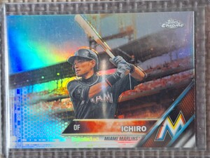 2016 Topps Chrome #116 ICHIRO SUZUKI Refractor Miami Marlins New York Yankees Seattle Mariners Orix Blue Wave