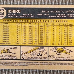 2010 Topps Heritage #244 ICHIRO SUZUKI Seattle Mariners Orix Blue Waveの画像2