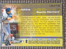 2006 Topps #HM16 ICHIRO SUZUKI Hobby Masters Seattle Mariners Orix Blue Wave_画像2