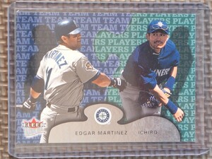 2001 Fleer Ultra #223 EDGAR MARTINEZ/ICHIRO SUZUKI RC Team Players Seattle Mariners