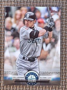 2018 Topps Update #S-10 ICHIRO SUZUKI Salute Legendary All-Stars Seattle Mariners New York Yankees Miami Marlins Orix Blue Wave