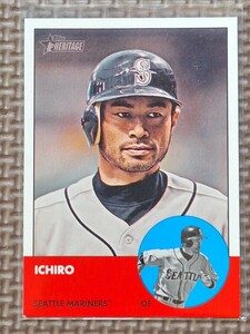 2012 Topps Heritage #491 ICHIRO SUZUKI Seattle Mariners Orix Blue Wave