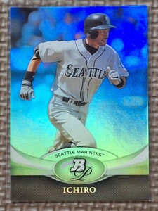 2011 Bowman Platinum #100 ICHIRO SUZUKI Seattle Mariners Orix Blue Wave