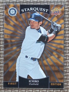 2009 Upper Deck First Edition #SQ-12 ICHIRO SUZUKI Starquest Seattle Mariners Orix Blue Wave