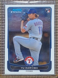 2012 Bowman Chrome #84 YU DARVISH RC Texas Rangers Hokkaido Nippon Ham Fighters