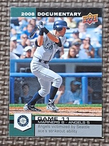 2008 Upper Deck Documentary #541 ICHIRO SUZUKI Game 11 Seattle Mariners Orix Blue Wave