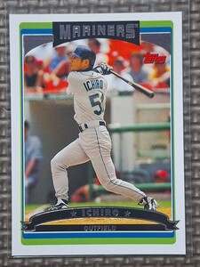 2006 Topps #225 ICHIRO SUZUKI Seattle Mariners Orix Blue Wave