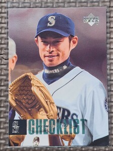 2006 Upper Deck #884 ICHIRO SUZUKI Team Checklist Seattle Mariners Orix Blue Wave