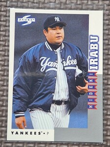 1998 Pinnacle Score Rookie & Traded #RT89 HIDEKI IRABU New York Yankees Lotte Orions Chiba Lotte Marines