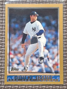 1998 Topps #181 HIDEKI IRABU New York Yankees Lotte Orions Chiba Lotte Marines