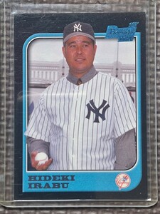 1997 Bowman #221 HIDEKI IRABU RC 1st Bowman Card New York Yankees Lotte Orions Chiba Lotte Marines