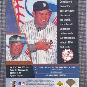 1997 Upper Deck SP #184 HIDEKI IRABU RC New York Yankees Lotte Orions Chiba Lotte Marinesの画像2
