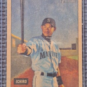 2005 Bowman Heritage #156 ICHIRO SUZUKI Mahogany Seattle Mariners Orix Blue Waveの画像1