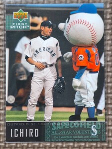 2004 Upper Deck First Pitch #67 ICHIRO SUZUKI All-Star Volunteers Seattle Mariners Orix Blue Wave