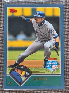 2003 Topps Opening Day #90 ICHIRO SUZUKI Seattle Mariners Orix Blue Wave