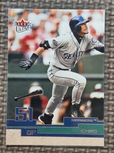 2003 Fleer Ultra #3 ICHIRO SUZUKI Seattle Mariners Orix Blue Wave