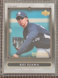 2007 Upper Deck NTL-3 KEI IGAWA RC National Sports Collector's Convention New York Yankees Hanshin Tigers