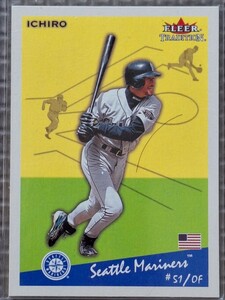 2002 Fleer Tradition #88 ICHIRO SUZUKI Seattle Mariners Orix Blue Wave