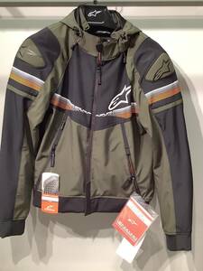 【展示在庫】ALPINESTARS アルパインスター SEKTOR V2 テックフーディ　FOREST　BK/OR　FLUO　Mサイズ