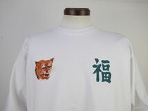 【送料無料 36%OFF】HOUSTON ヒューストン ベトジャン柄 発砲プリント 長袖Tシャツ 「MAP」 NO.22153 WHITE_XLサイズ_画像5