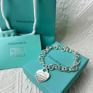 大人気★極美品★試着品★Tiffany&Co. リターントゥティファニー ハート チェーンブ レスレット #942296