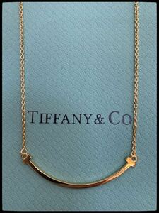 ★極美品★試着品★TiffanyティファニーTスマイル ネックレス#942271