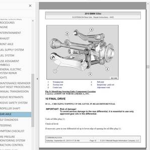 BMW F10 F11 F07 2011-2015 REPAIR MANUAL ワークショップマニュアル サービスリペアマニュアル 配線図 整備書の画像6