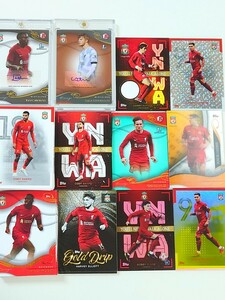 【リバプール】Topps 2022-23 Liverpool FC /直筆サイン シリアル含む124枚