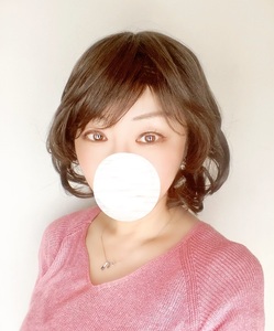  Ginza salon KAZUE WIG swing Bob chestnut brown 