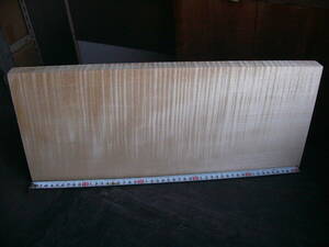 ホワイトシカモア柾目板 500×199～209×48mm　EM-ｋ-0208-05