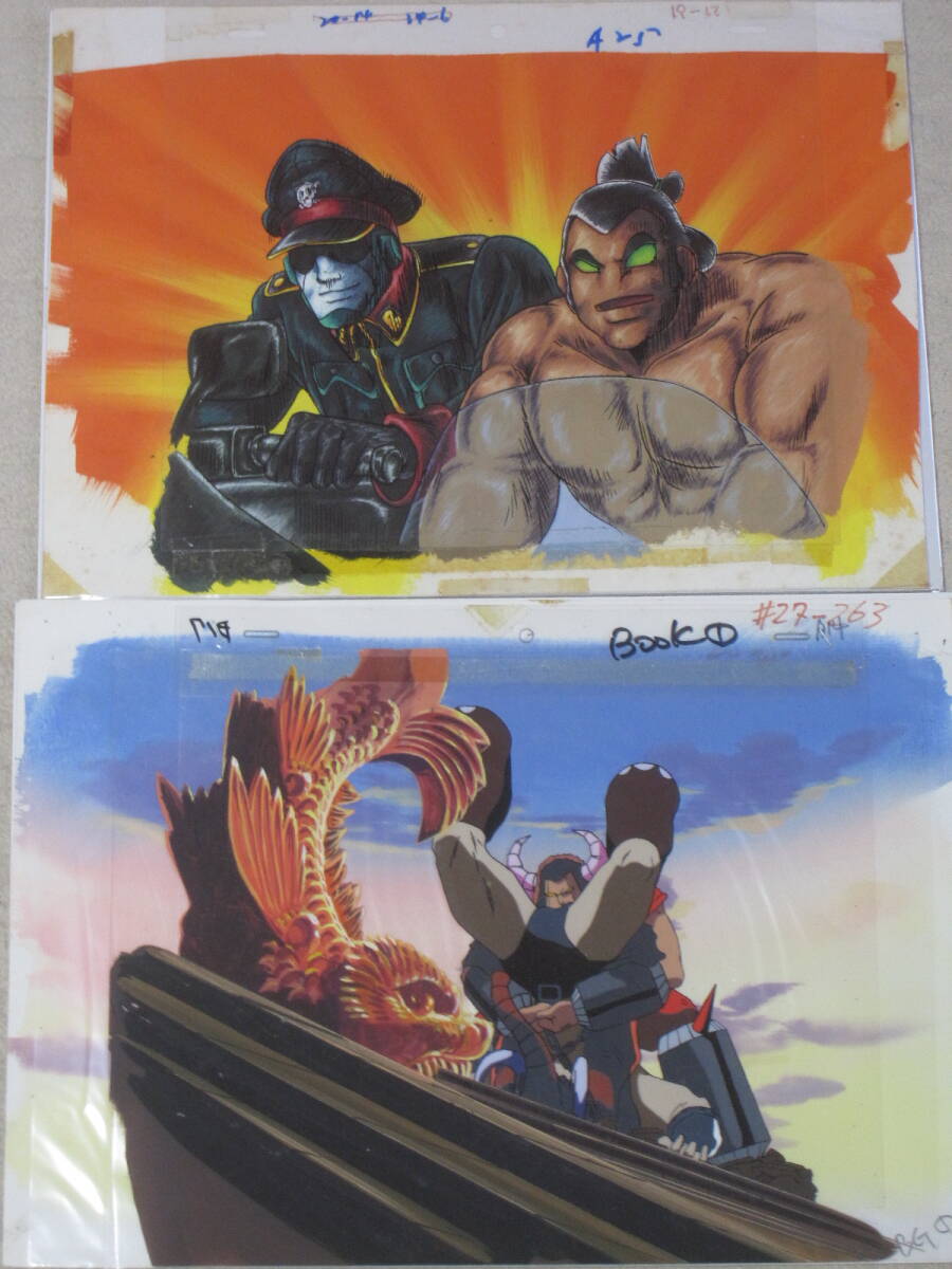 キン肉マン 背景付きセル画 ブロッケンジュニア リキシマン キン肉マン 背景付きセル画 ブロッケンジュニア リキシマン