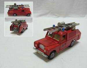 英国製☆DINKY TOYS ディンキー トイズ LAND ROVER 109 W.B. 消防車 ミニカー☆ランドローバー 車 イギリス ビンテージ 60