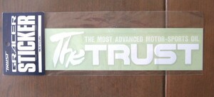 ●TRUST製／ 正規品・The TRUST・ステッカー・W230・ホワイト ／未使用品●