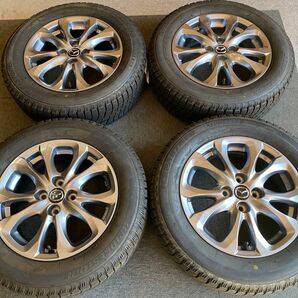 ②SH-12【新品】マツダ デミオ純正！185/65R15 88Q！ブリヂストン アイスパートナー2！程度良好！室内保管！