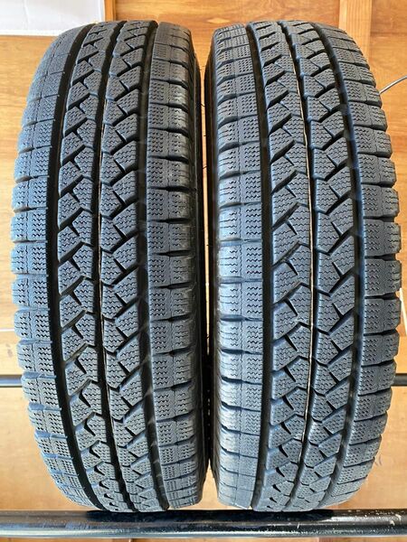 S-68！極上山！165/80R14 91/90N LT！ブリヂストン BLIZZAK VL1！2本！程度良好！手渡し大歓迎！