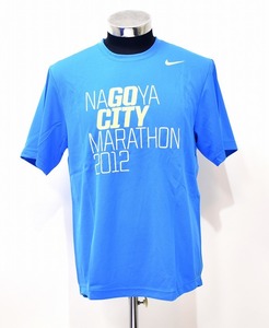 NIKE （ナイキ） 名古屋シティマラソン 2012年 記念 Tシャツ NAGOYA CITY MARATHON 新品 青 なごや ランニング GYM ジム スポーツ LAEON